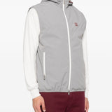 Brunello Cucinelli Hooded zip-front vest