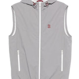 Brunello Cucinelli Hooded zip-front vest