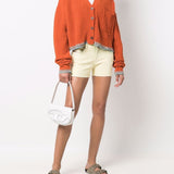 Diesel White Logo Plaque Shoulder Bag