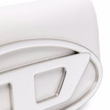 Diesel White Logo Plaque Shoulder Bag