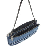 Diesel 1DR Twin denim shoulder bag