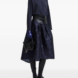 Emporio Armani Navy Ribbed Sweater