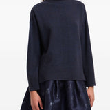 Emporio Armani Navy Ribbed Sweater