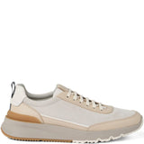 Brunello Cucinelli Washed suede and semi-polished calfskin runners