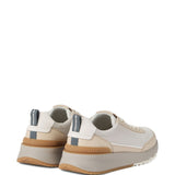 Brunello Cucinelli Washed suede and semi-polished calfskin runners