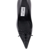 Jimmy Choo 95mm Scarlett lace-up pointed-toe pumps