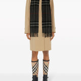 Burberry check cashmere scarf