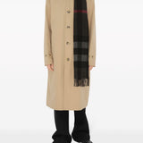 Burberry check cashmere scarf