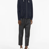 Brunello Cucinelli Navy Monili Chain Hoodie