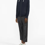 Brunello Cucinelli Navy Monili Chain Hoodie