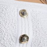 Balmain Tweed Crop Top