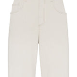 Brunello Cucinelli Beige Monili Embellishment Trousers