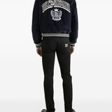 Dolce & Gabbana five pockets logo plaque Denim cotton jeans