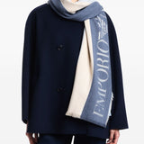 Emporio Armani Stole with multicoloured vertical bands