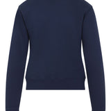 Valentino Blue Crew Neck Embroidered Sweatshirt