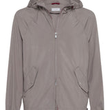 Brunello Cucinelli Unlined outerwear in lightweight techno fabric with hood