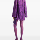 Dolce & Gabbana bell sleeves Lace mini dress