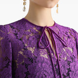 Dolce & Gabbana bell sleeves Lace mini dress