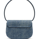 Diesel Blue Foldover Magnetic Shoulder Bag