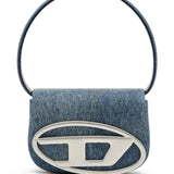 Diesel Blue Foldover Magnetic Shoulder Bag