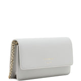 Emporio Armani Chain-strap leather clutch bag