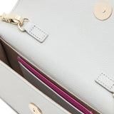 Emporio Armani Lightgrey Textured Saffiano Leather Bag
