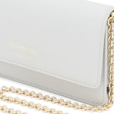 Emporio Armani Chain-strap leather clutch bag
