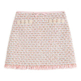 Valentino Pink Rhinestone Embellishment Skirt