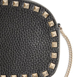Valentino Garavani Mini Rockstud Shoulder Bag in Grainy Calfskin