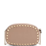Valentino Garavani Beige Stud Embellished Crossbody Bag