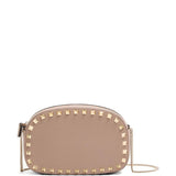Valentino Garavani Beige Stud Embellished Crossbody Bag