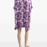 Dolce & Gabbana Majolica print twill kaftan