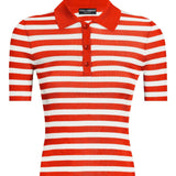 Dolce & Gabbana Striped Polo Top