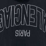 Balenciaga Black Front Zip Hoodie