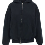 Balenciaga Black Front Zip Hoodie