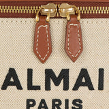 Balmain B-Army canvas vanity case