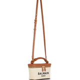 Balmain B-Army canvas vanity case