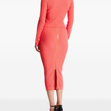 Balmain Long-sleeved twisted knit cardigan