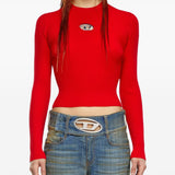 Diesel Sweaters Red