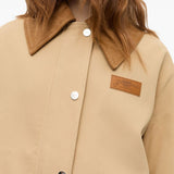 GANNI Jackets Beige