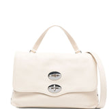 Zanellato Beige Top Handle Clasp Handbag