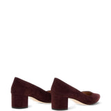 Gianvito Rossi Bordeaux Block Heel Pumps