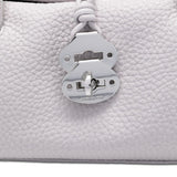 Zanellato Grey Hammered Leather Handbag