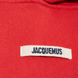 Jacquemus Red Logo Patch Hoodie