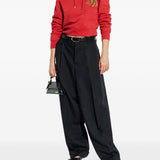 Jacquemus Red Logo Patch Hoodie