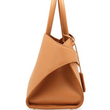 Salvatore Ferragamo Hazelnut Gancini Buckle Handbag