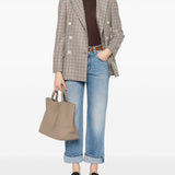 Brunello Cucinelli Coffee Brown Knit Tee