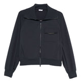 Brunello Cucinelli Blue Patch Pocket Sweatshirt