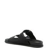 Jimmy Choo Fayence Sandal Low leather sandals with pearls