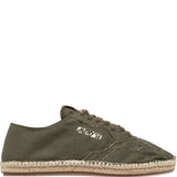 Autry Green Embroidered Espadrille Sneakers